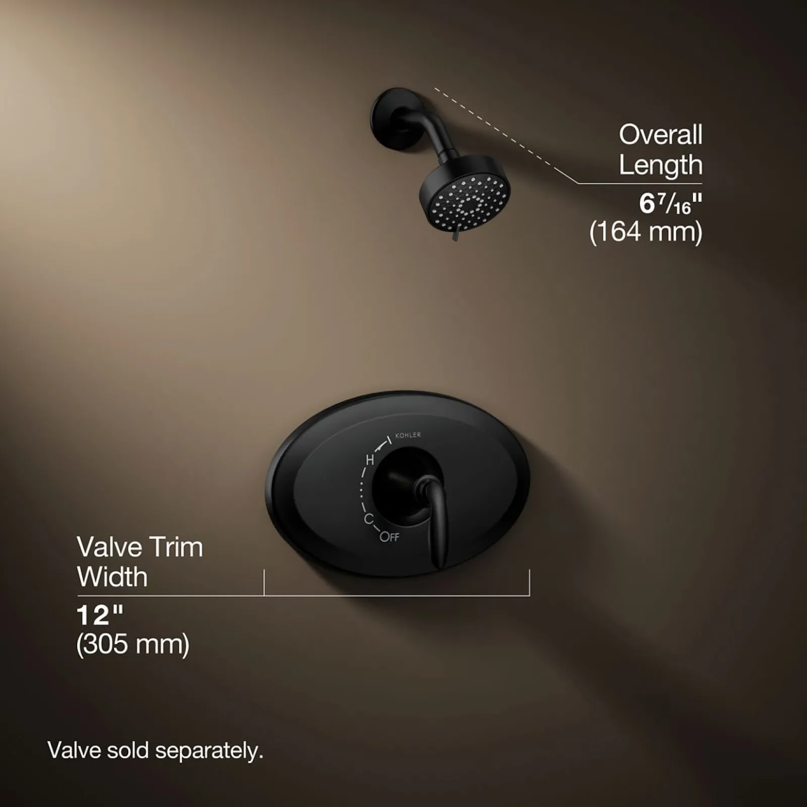 Remodel Rite-Temp® shower trim kit, 1.75 gpm^Kohler New