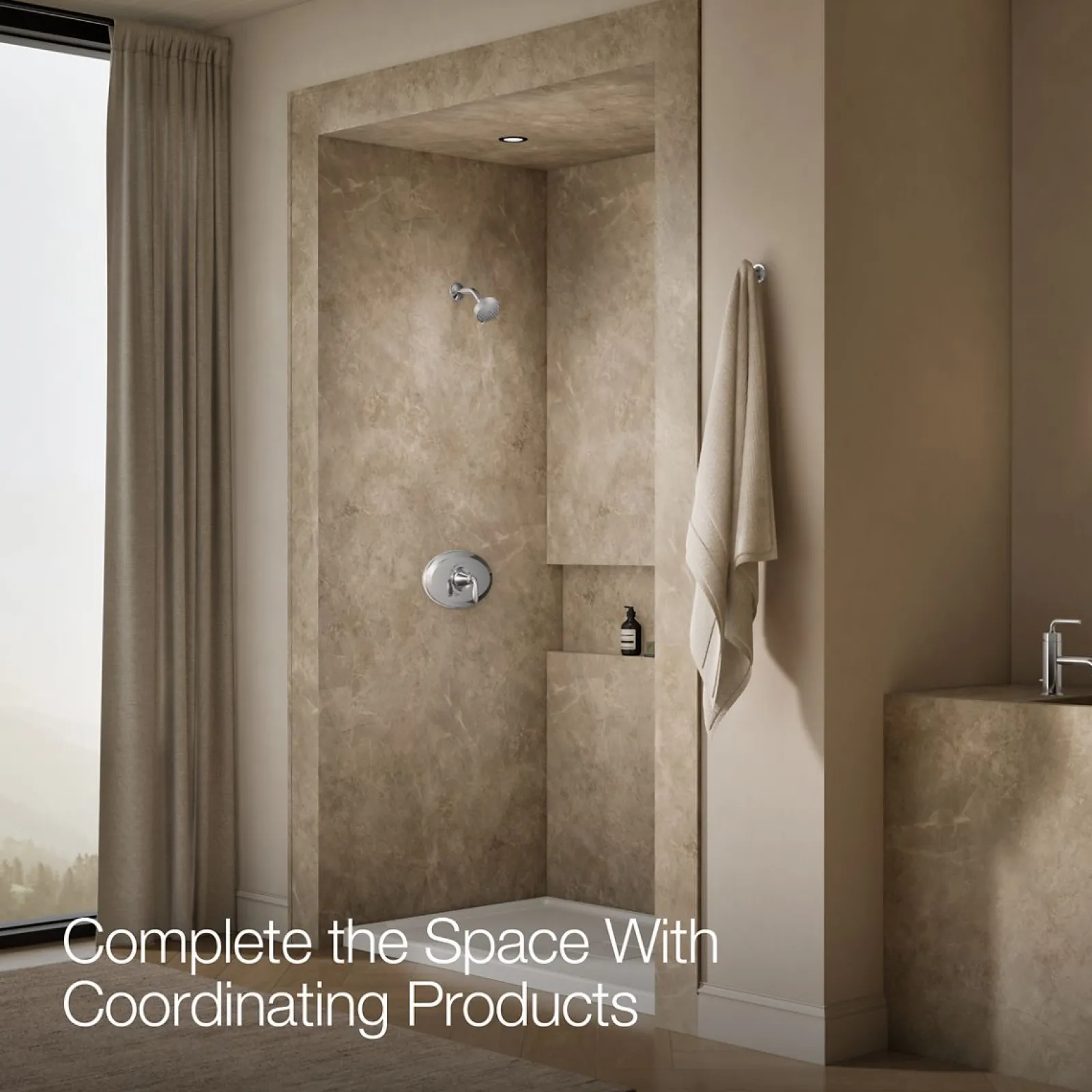 Remodel Rite-Temp® shower trim kit, 2.5 gpm^Kohler Outlet