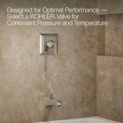 Rite-Temp® bath and shower trim kit, 2.5 gpm^Kohler Hot