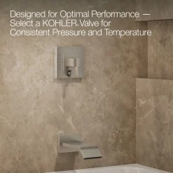 Rite-Temp® bath and shower trim kit with push-button diverter, 2.5 gpm^Kohler Discount