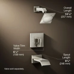 Rite-Temp® bath and shower trim kit with push-button diverter, 2.5 gpm^Kohler Discount