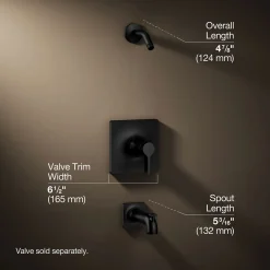 Rite-Temp® bath and shower trim kit, without showerhead^Kohler