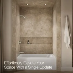 Rite-Temp® bath and shower trim kit with push-button diverter, without showerhead^Kohler Outlet