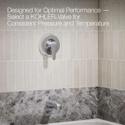 Rite-Temp® bath and shower trim kit, without showerhead^Kohler Hot
