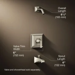 Rite-Temp® bath and shower trim kit, without showerhead^Kohler Outlet
