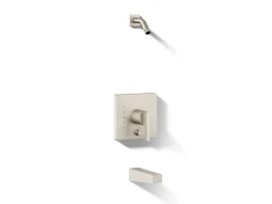 Rite-Temp® bath and shower trim kit with push-button diverter, without showerhead^Kohler New