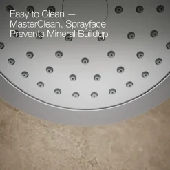 Rite-Temp® bath and shower trim kit with push-button diverter and cross handle, 2.5 gpm^Kohler Best