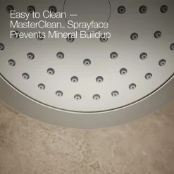 Rite-Temp® bath and shower trim kit with push-button diverter and cross handle, 2.5 gpm^Kohler Best