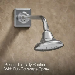 Rite-Temp® bath and shower trim kit with push-button diverter and cross handle, 2.5 gpm^Kohler Best