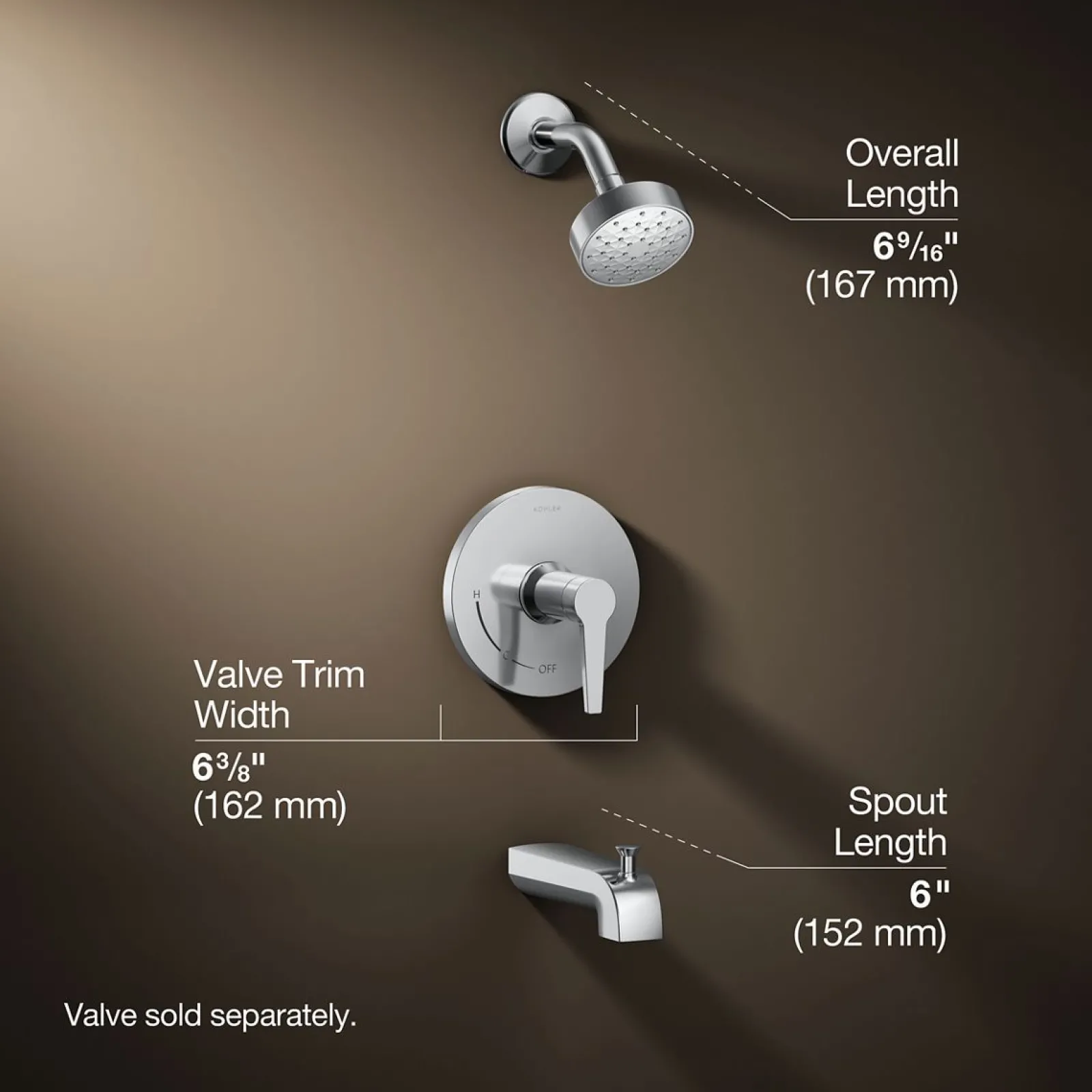 Rite-Temp® bath and shower trim kit, 1.75 gpm^Kohler Discount