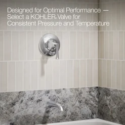 Rite-Temp® bath and shower trim kit with push-button diverter, 1.5 gpm^Kohler Outlet