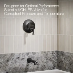 Rite-Temp® bath and shower trim kit with push-button diverter, 1.5 gpm^Kohler Outlet