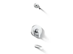 Rite-Temp® bath and shower trim kit with push-button diverter, without showerhead^Kohler New