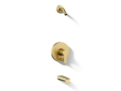Rite-Temp® bath and shower trim kit with push-button diverter, without showerhead^Kohler New