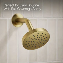 Rite-Temp® bath and shower trim kit with push-button diverter, 1.5 gpm^Kohler Hot