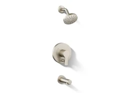 Rite-Temp® bath and shower trim kit with push-button diverter, 1.5 gpm^Kohler Hot