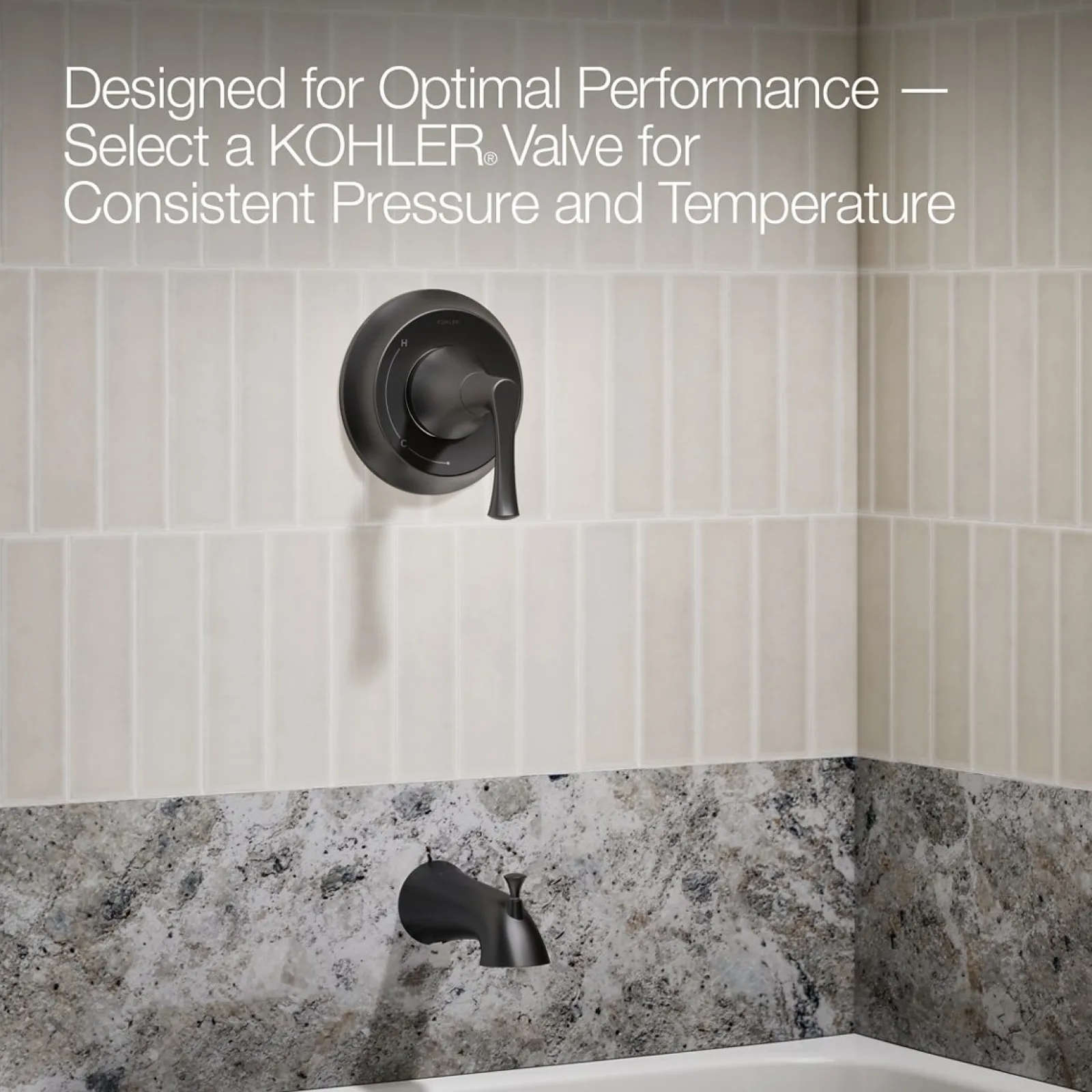 Rite-Temp® bath and shower trim kit, 1.5 gpm^Kohler