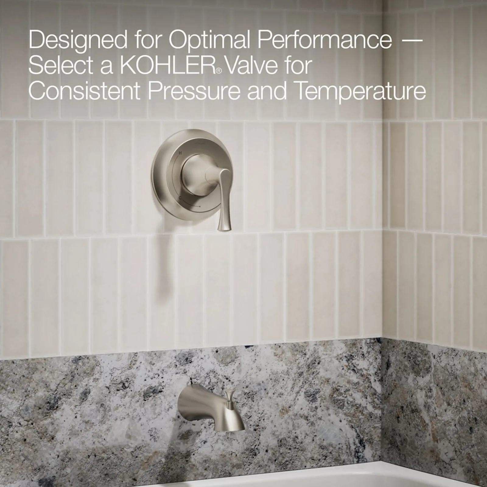 Rite-Temp® bath and shower trim kit, 1.5 gpm^Kohler