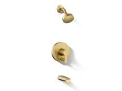 Rite-Temp® bath and shower trim kit with push-button diverter and lever handle, 2.5 gpm^Kohler Best