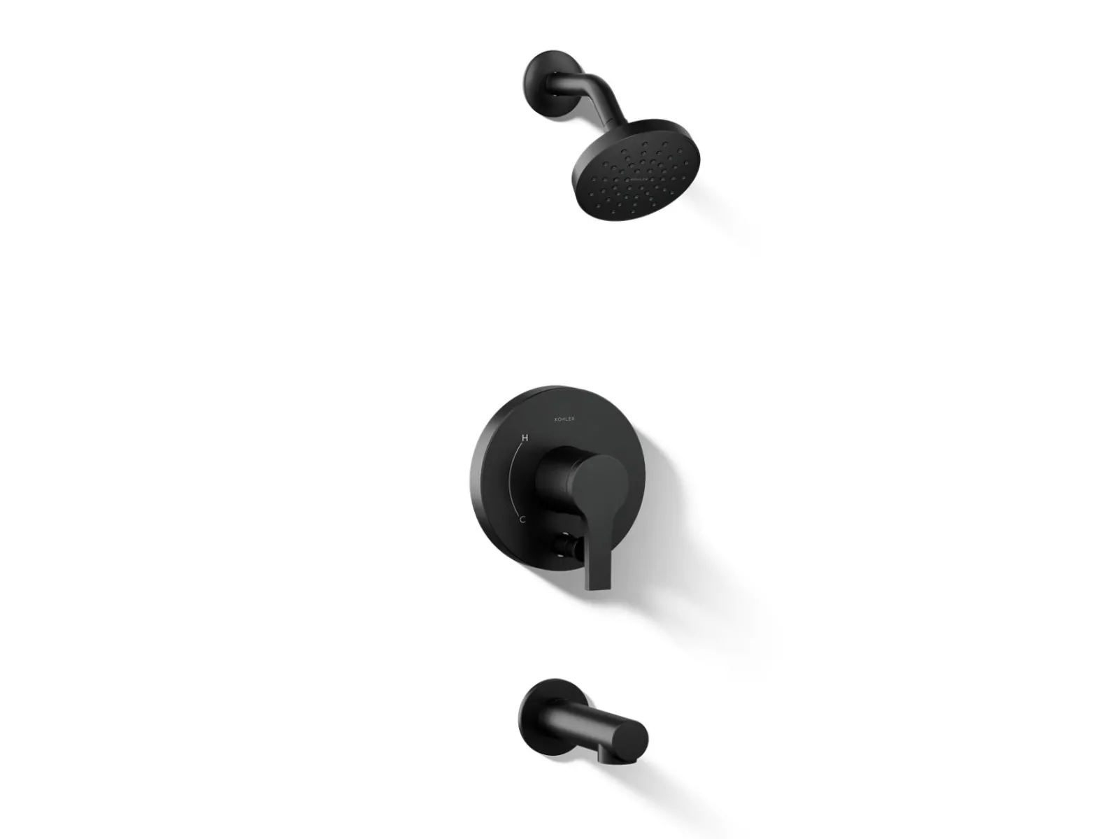 Rite-Temp® bath and shower trim kit with push-button diverter, 1.75 gpm^Kohler Online