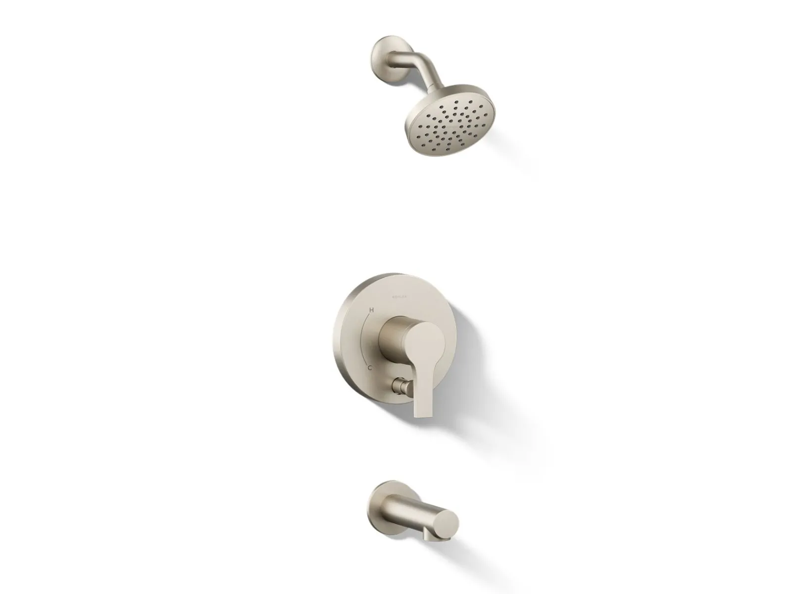 Rite-Temp® bath and shower trim kit with push-button diverter, 1.75 gpm^Kohler Online