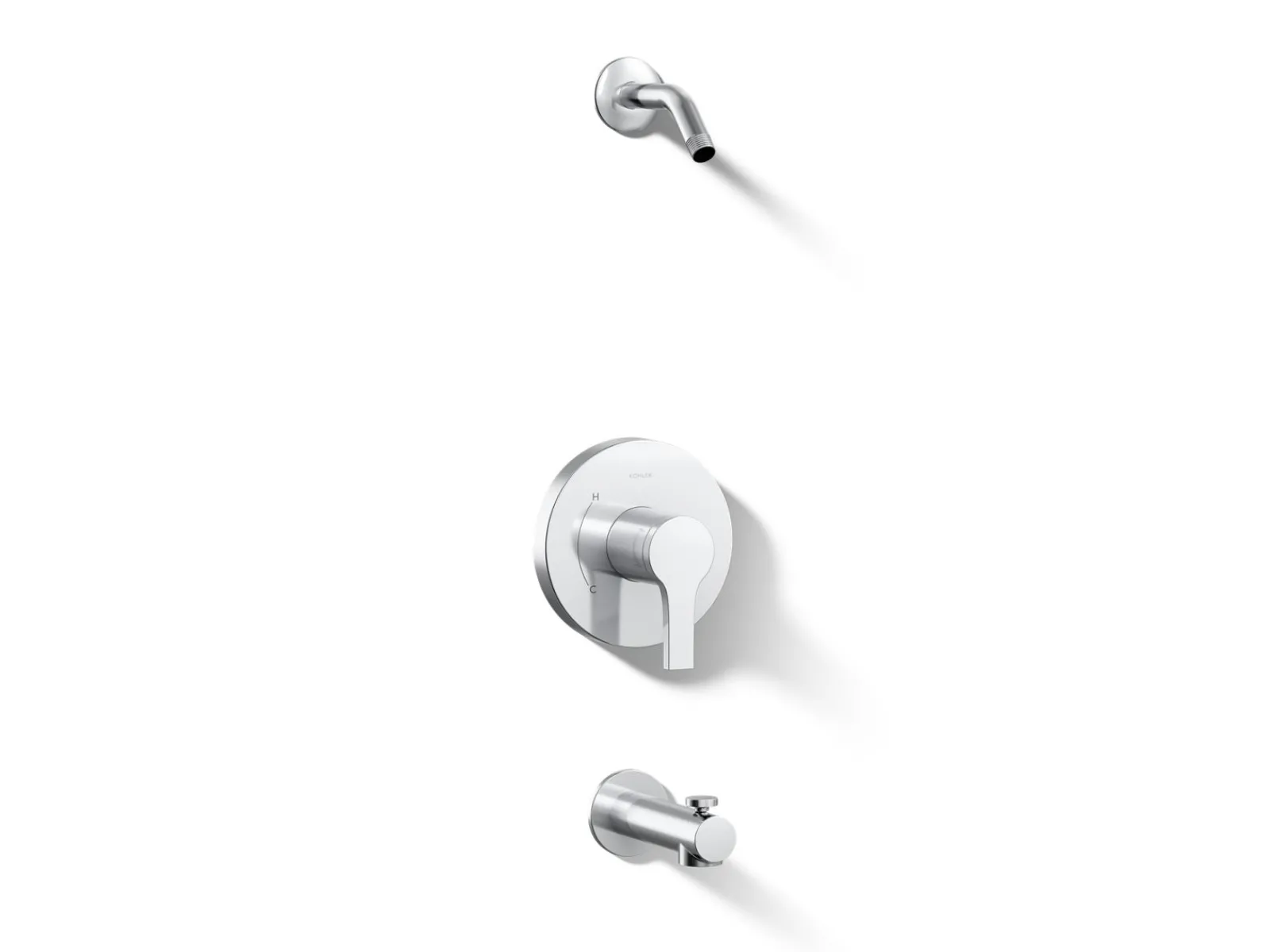 Rite-Temp® bath and shower trim kit, without showerhead^Kohler