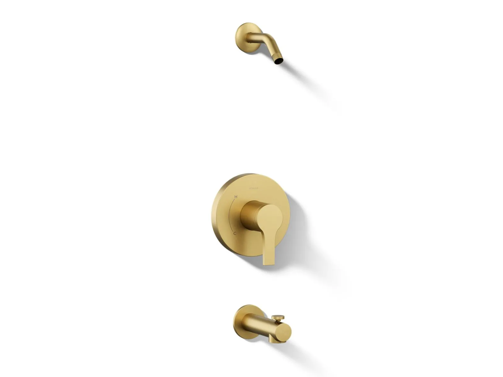 Rite-Temp® bath and shower trim kit, without showerhead^Kohler