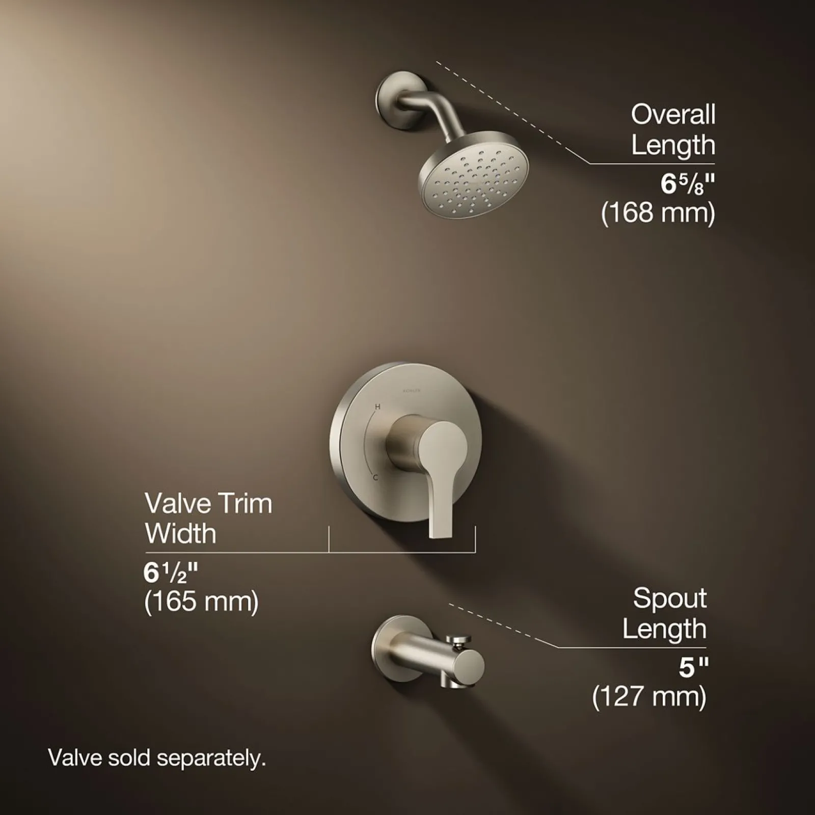 Rite-Temp® bath and shower trim kit, 1.75 gpm^Kohler New