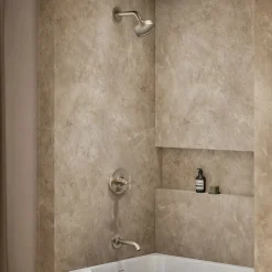 Rite-Temp® bath and shower trim kit with push-button diverter and cross handle, 1.75 gpm^Kohler Outlet