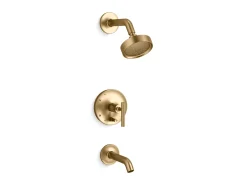 Rite-Temp® bath and shower trim kit with push-button diverter and lever handle, 1.75 gpm^Kohler Best