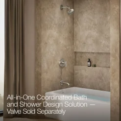 Rite-Temp® bath and shower trim kit with push-button diverter and lever handle, 1.75 gpm^Kohler Best