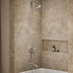 Rite-Temp® bath and shower trim kit with push-button diverter and lever handle, 1.75 gpm^Kohler Best