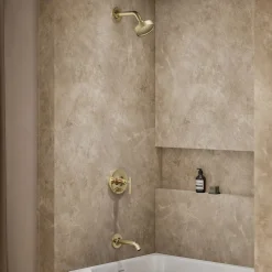 Rite-Temp® bath and shower trim kit with push-button diverter and lever handle, 1.75 gpm^Kohler Best