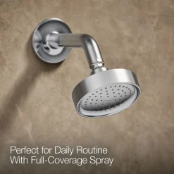 Rite-Temp® bath and shower trim kit with push-button diverter and cross handle, 2.5 gpm^Kohler Best
