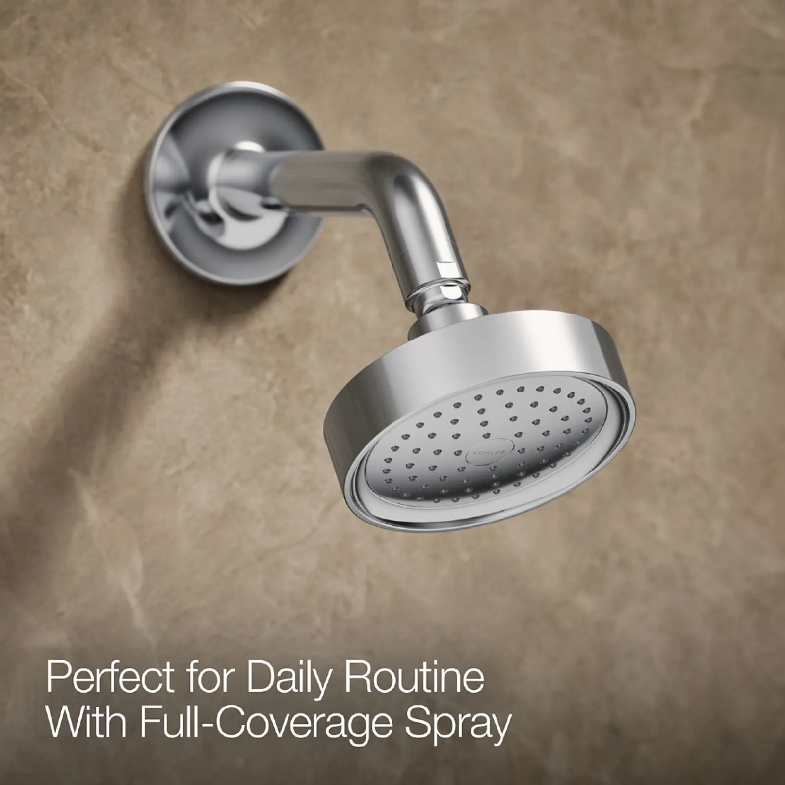 Rite-Temp® bath and shower trim kit with push-button diverter and cross handle, 2.5 gpm^Kohler Hot