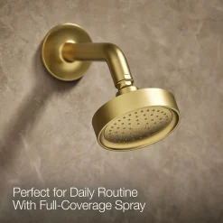 Rite-Temp® bath and shower trim kit with push-button diverter and cross handle, 2.5 gpm^Kohler Hot