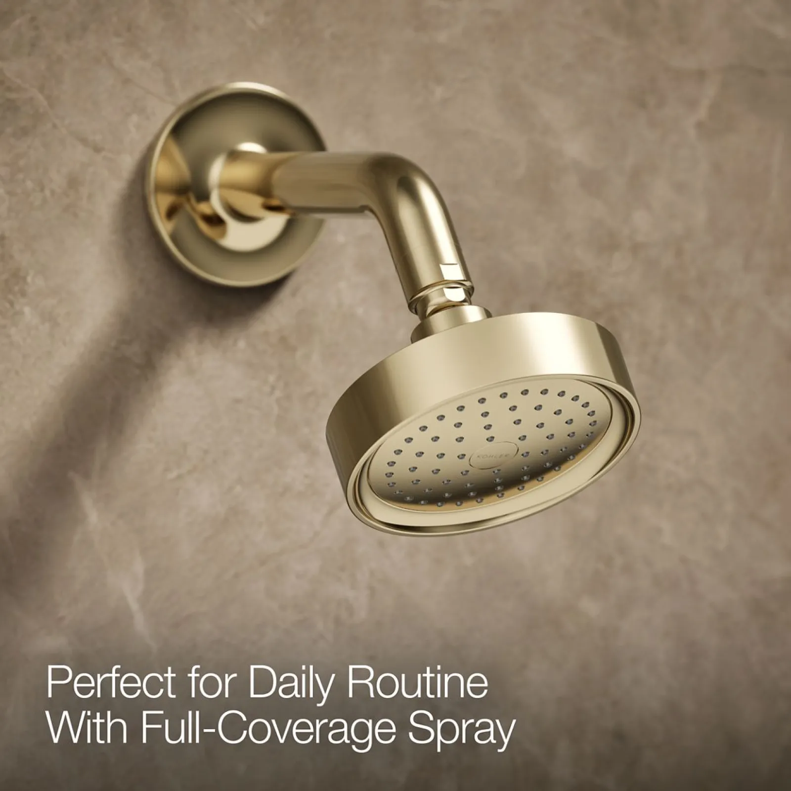 Rite-Temp® bath and shower trim kit with push-button diverter and cross handle, 2.5 gpm^Kohler Hot