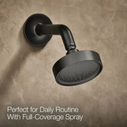 Rite-Temp® bath and shower trim kit with push-button diverter and cross handle, 2.5 gpm^Kohler Hot