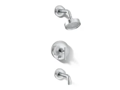 Rite-Temp® bath and shower trim kit with push-button diverter and lever handle, 2.5 gpm^Kohler Best
