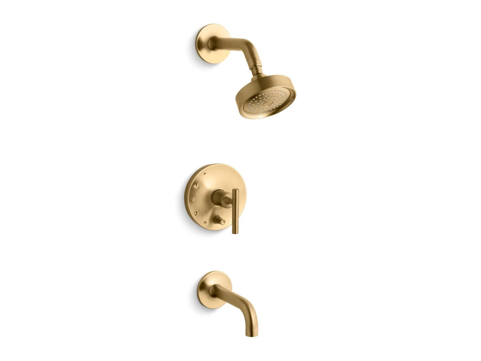 Rite-Temp® bath and shower trim kit with push-button diverter and lever handle, 2.5 gpm^Kohler Best