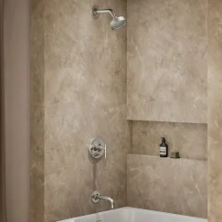 Rite-Temp® bath and shower trim kit with push-button diverter and lever handle, 2.5 gpm^Kohler Best