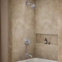 Rite-Temp® bath and shower trim kit with push-button diverter and lever handle, 2.5 gpm^Kohler Best