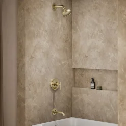 Rite-Temp® bath and shower trim kit with push-button diverter and lever handle, 2.5 gpm^Kohler Best
