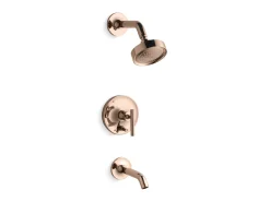 Rite-Temp® bath and shower trim kit with push-button diverter and lever handle, 2.5 gpm^Kohler Best