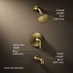Rite-Temp® bath and shower trim kit, 1.75 gpm^Kohler