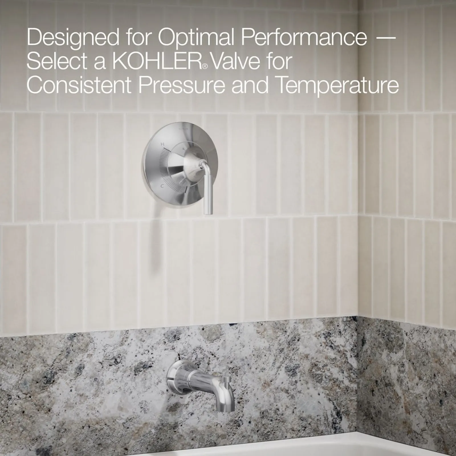 Rite-Temp® bath and shower trim kit, 2.5 gpm^Kohler Best