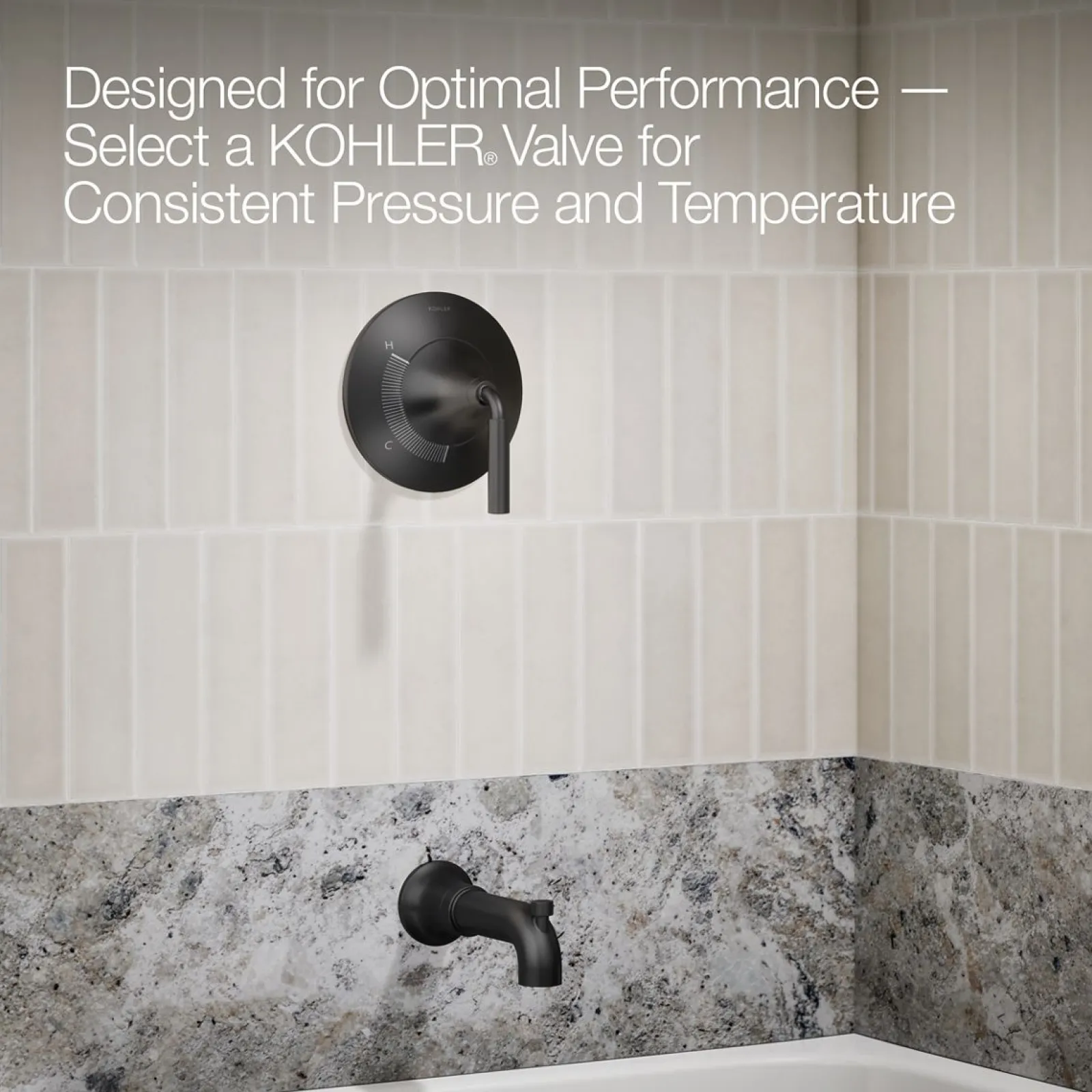 Rite-Temp® bath and shower trim kit, 2.5 gpm^Kohler Best