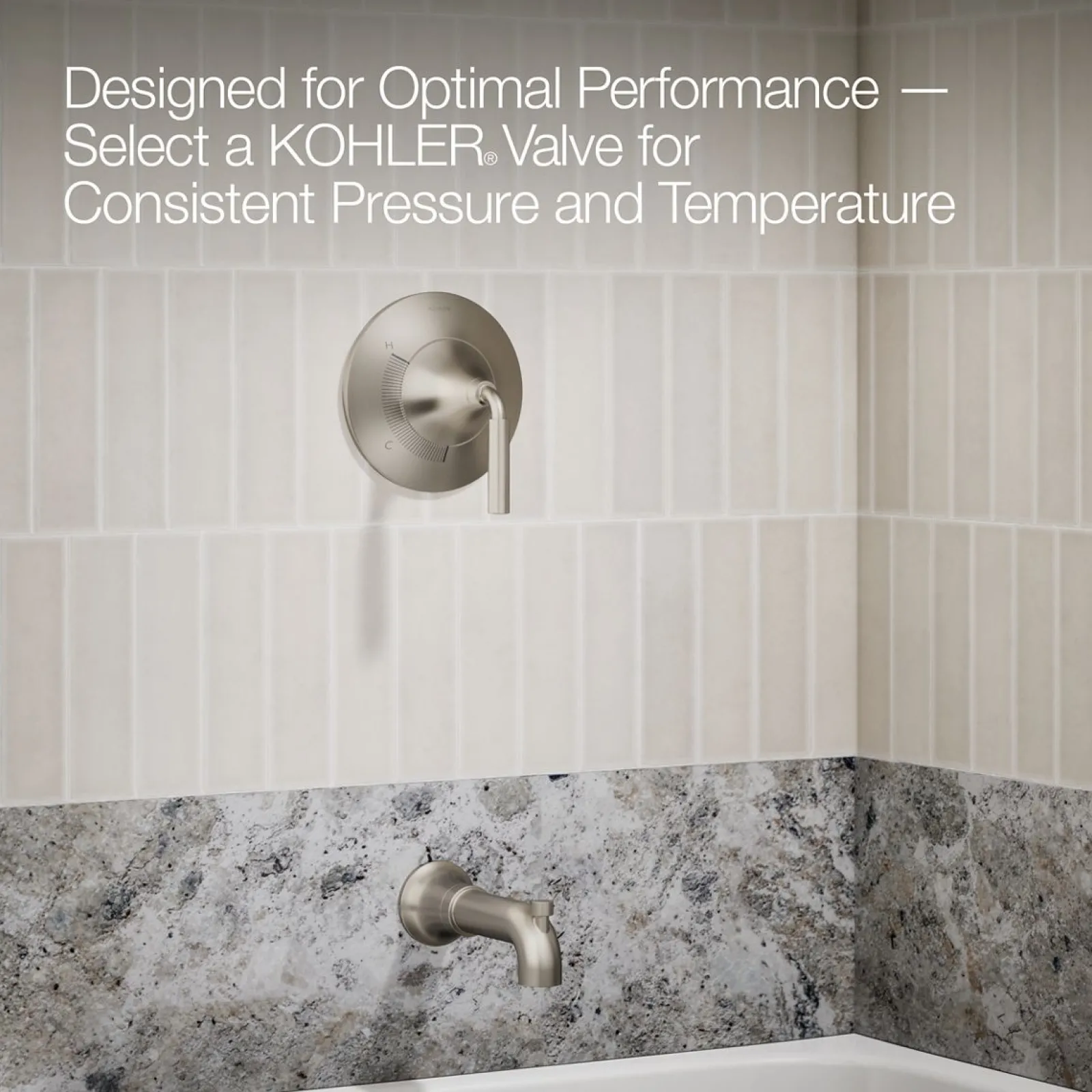 Rite-Temp® bath and shower trim kit, 2.5 gpm^Kohler Best