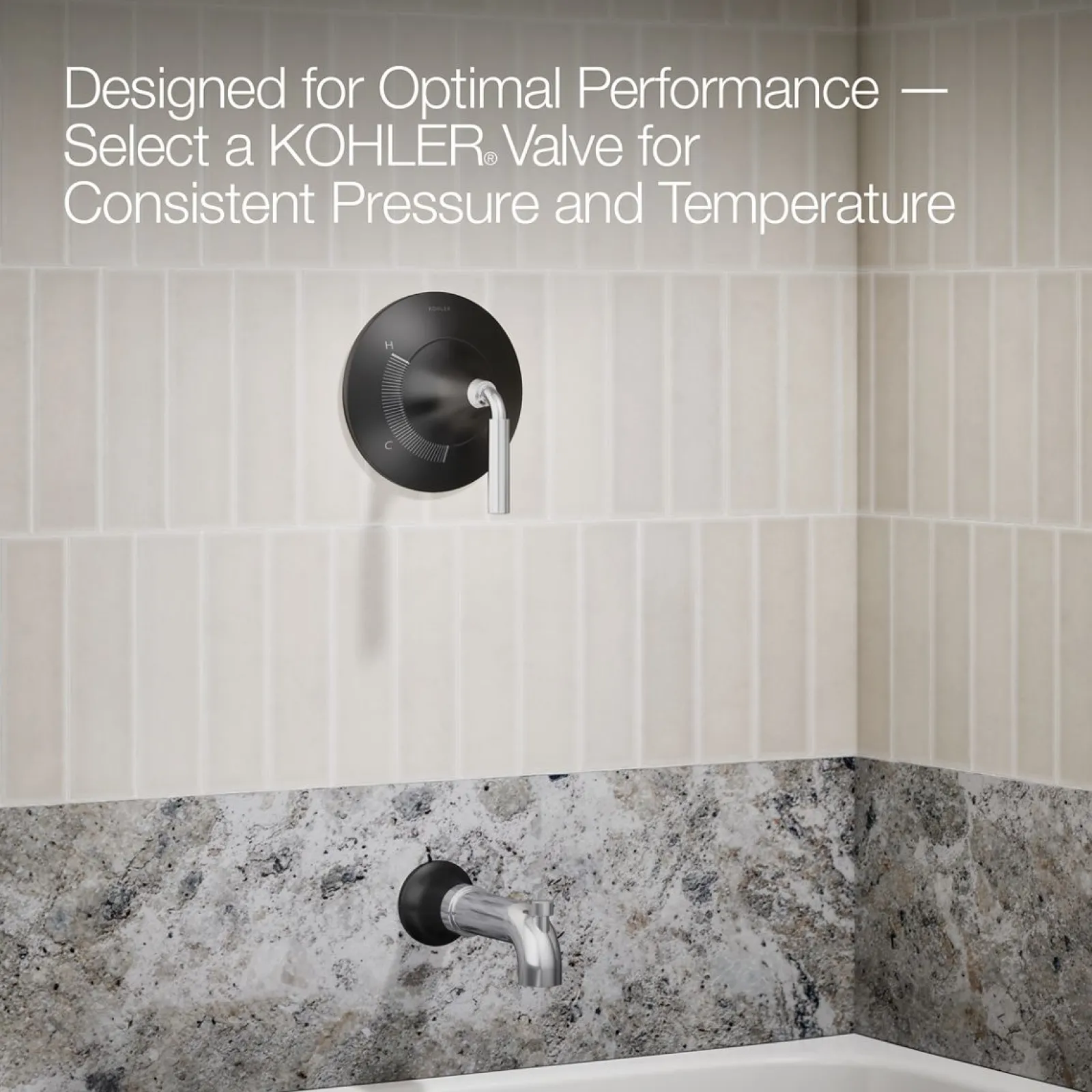 Rite-Temp® bath and shower trim kit, 2.5 gpm^Kohler Best