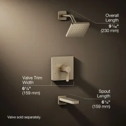 Rite-Temp® bath and shower trim kit, 1.75 gpm^Kohler Hot